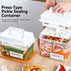 Sealed Lid Pickle Fermentation Container Plastic Pickled Vegetable Jar  Kimchi Making