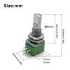 Set of 2 Professional Noise Cancelling Guitar Volumes Tone Control Stacked Potentiometer Metal Construction for Guitar
