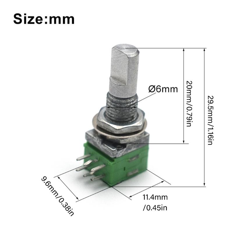 Set of 2 Professional Noise Cancelling Guitar Volumes Tone Control Stacked Potentiometer Metal Construction for Guitar