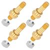 REYLNXR 4pcs 3/8"16 Battery Bolt Copper Screw Side Post Battery Terminal Bolt Battery Side Post Extension Bolt (Product Contents: Battery Copper