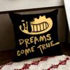BBendy and Tthe Ink MMachine Cushion Cover Reversible Soft Durable Pillow Cover Home  Car MultiScene Use for Daily Comfort
