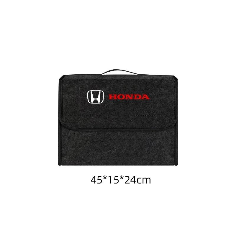 For Honda Civic Accord Fit CRV Jazz Odyssey Car Trunk Storage Box Foldable Felt Car Organizer Stowing Tidying Box