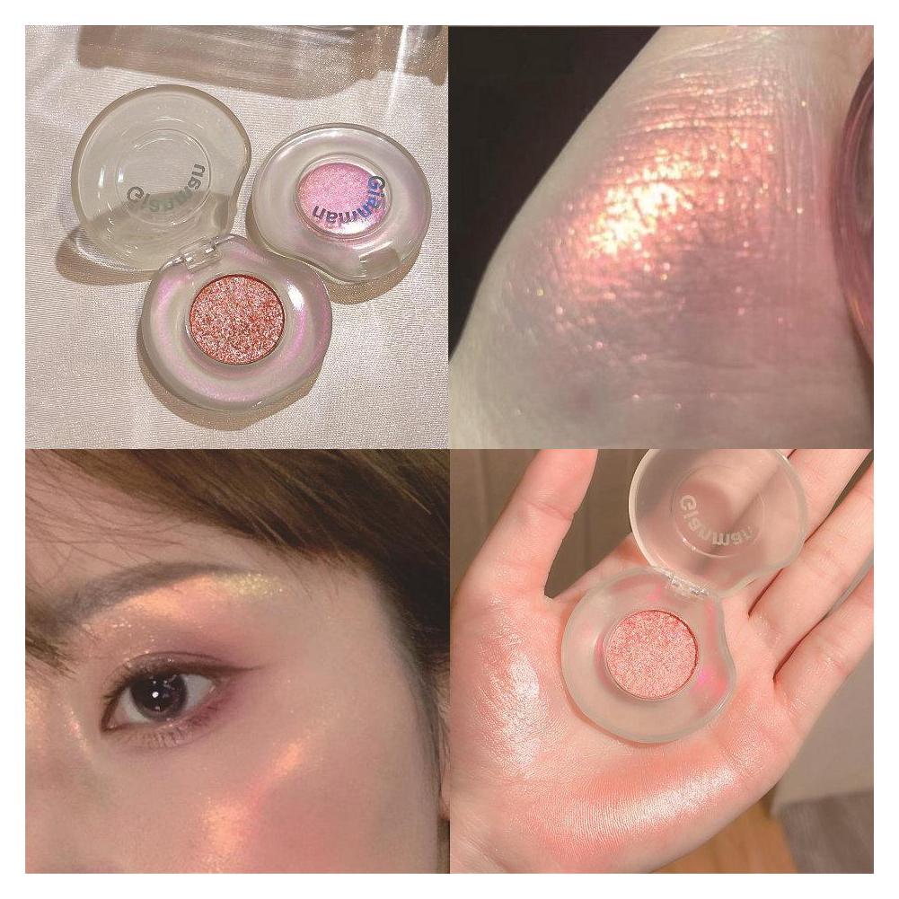 

Монохромный хайлайтер с блестками, хайлайтер, тени для век, палетка хайлайтеров и теней для век, глиттер Shi U2Q7 1.2g_1#