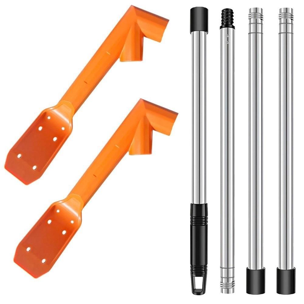 Long Handle Pipe Cleaners Tool Ergonomic Abrasion Resistance Drain Unclogger Thicken Easy to Use Gutter Cleaning Tool