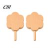 DIY Craft Stick Unfinished Wood Popsicle, Summer Ice Cream Shaped Wooden Popsicles Paint for Projects Home Decoration Supplies