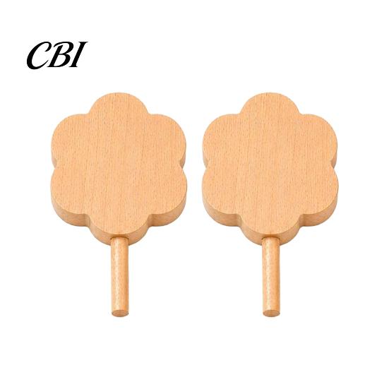 DIY Craft Stick Unfinished Wood Popsicle, Summer Ice Cream Shaped Wooden Popsicles Paint for Projects Home Decoration Supplies