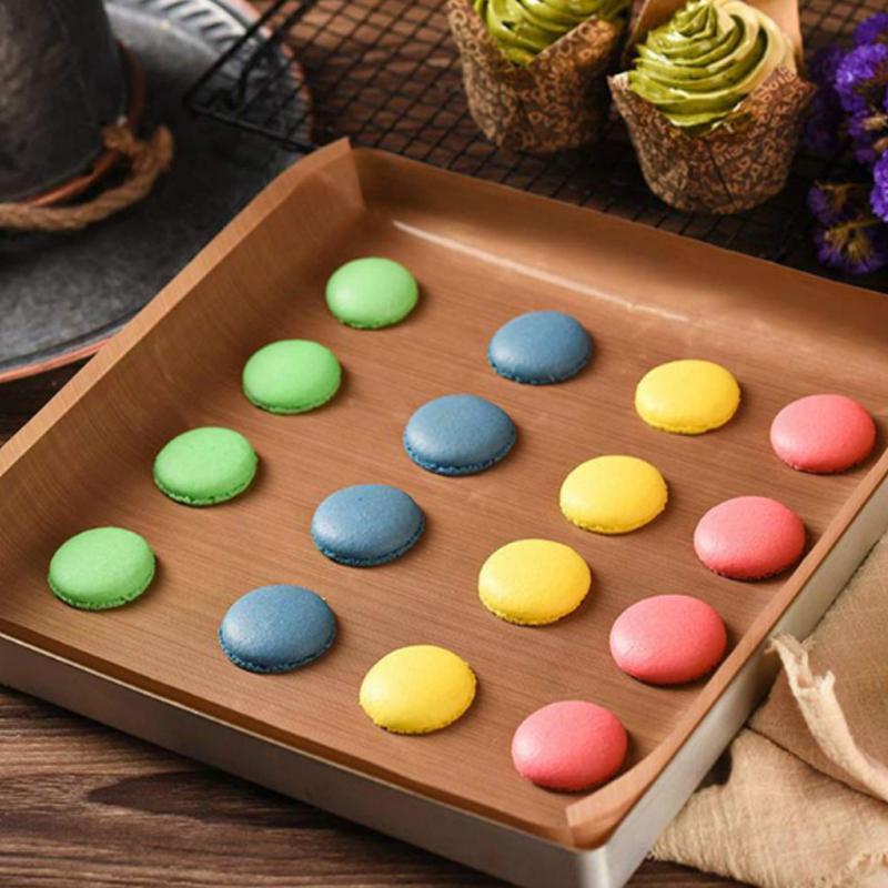 Non-stick Teflon Kitchen Supplies Reusable Sheet Pastry For Outdoor BBQ New Baking Mat High Temperature Resistant Baking Unique