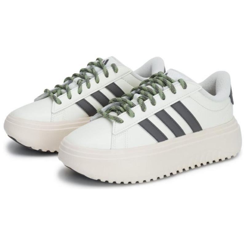 Adidas Women's Grand Court Platform 'Ivory Black' Women's Sneakers IH2427