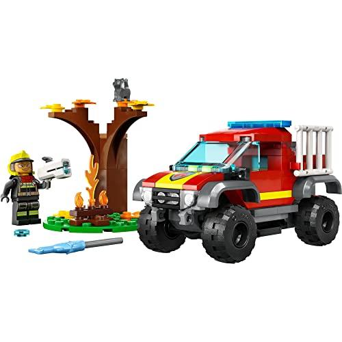 LEGO City Off-Road Fire Truck 60393, a Great Gift for Boys and Girls Ages 5 and Up.