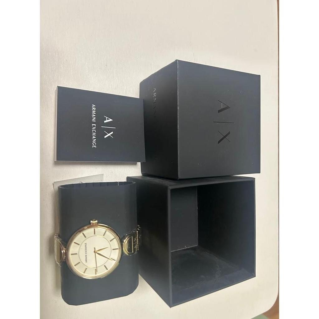 Used ARMANI EXCHANGE watch gold color