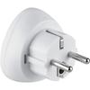 Adaptateur De Voyage - Electraline - 70058 - UK Vers France/Europe - Protection Enfant - Blanc