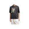Emporio Armani FW24 Floral Print Crew Neck Short Sleeve T-Shirt Men Tops Black EM00146-0AF1001-7U8168
