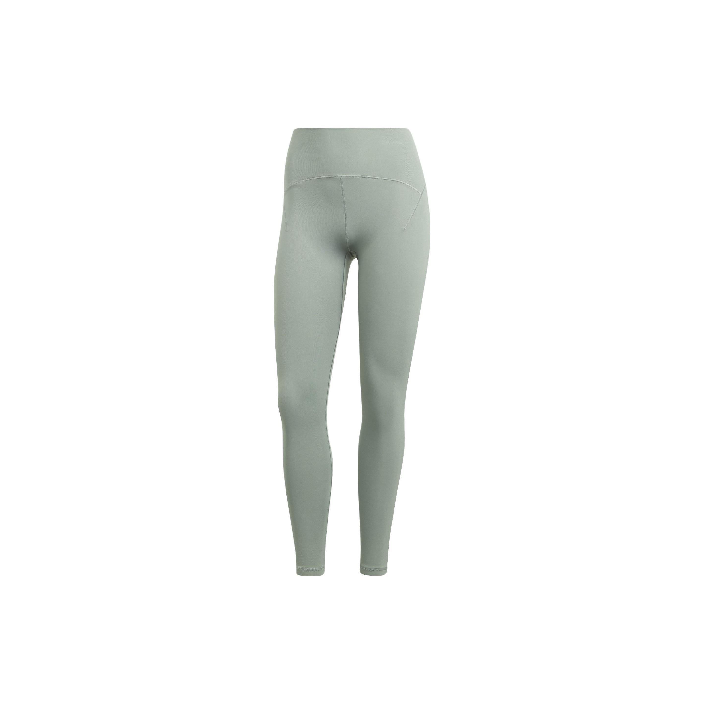 (WMNS) adidas Yoga Studio Luxe 7/8 Leggings Green Women s HR5414 L