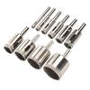 ABBY-Diamond Drill Bits,10Pcs 6-32Mm Hole Saw Diamond Drill Bit Hollow Core Drill Bit Set For Diamond Coating, Carbon Steel For
