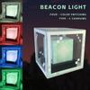 BMW Pixel-Style Beacon Lamp Desktop Night Light Glowing Computer Atmosphere Game Ornament Gift Rechargeable Decorative Illumination