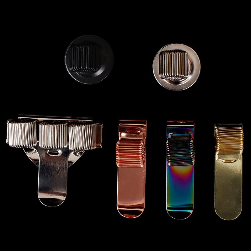 1Pc Portable Metal Pen Holder Hot Style Hand Account Fixed Spring Pen Holder