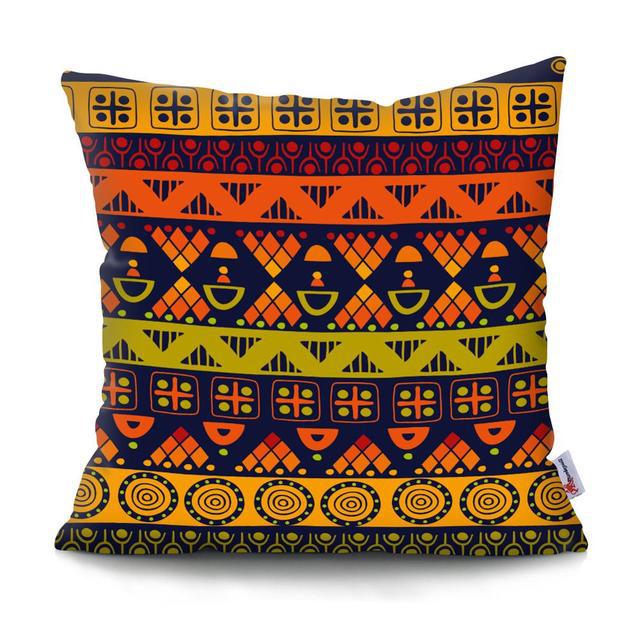 Home Decor Colorful Mandala & Geometric Printed Pillowcases Pattern Cushion Cover Suitable for Sofa Bedroom Car Pillow Cover