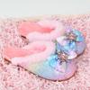 Zapatillas de Invierno Cerradas Antideslizantes de Felpa para Niñas Princesa
