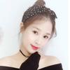 Sweet Polka Dot Print Bowknot Hair Hoop Women Wide Band Cloth Headband Headwrap Hair Decor