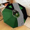 Sassuolo Football Crest Design Automatic Folding Umbrella - 8-Rib Travel Umbrella with Auto Open/Close & Portable Gifts for holidays or birthdays