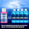 Concentrated Car Glass Coating Waterproof Windshield Wiper Fluid, Keeps Surfaces Smooth, Rainproof, and Anti-Fog Without Streaks,
