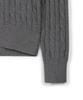 USPOLOASSN Cable Half-Zip Knit_Melange Gray