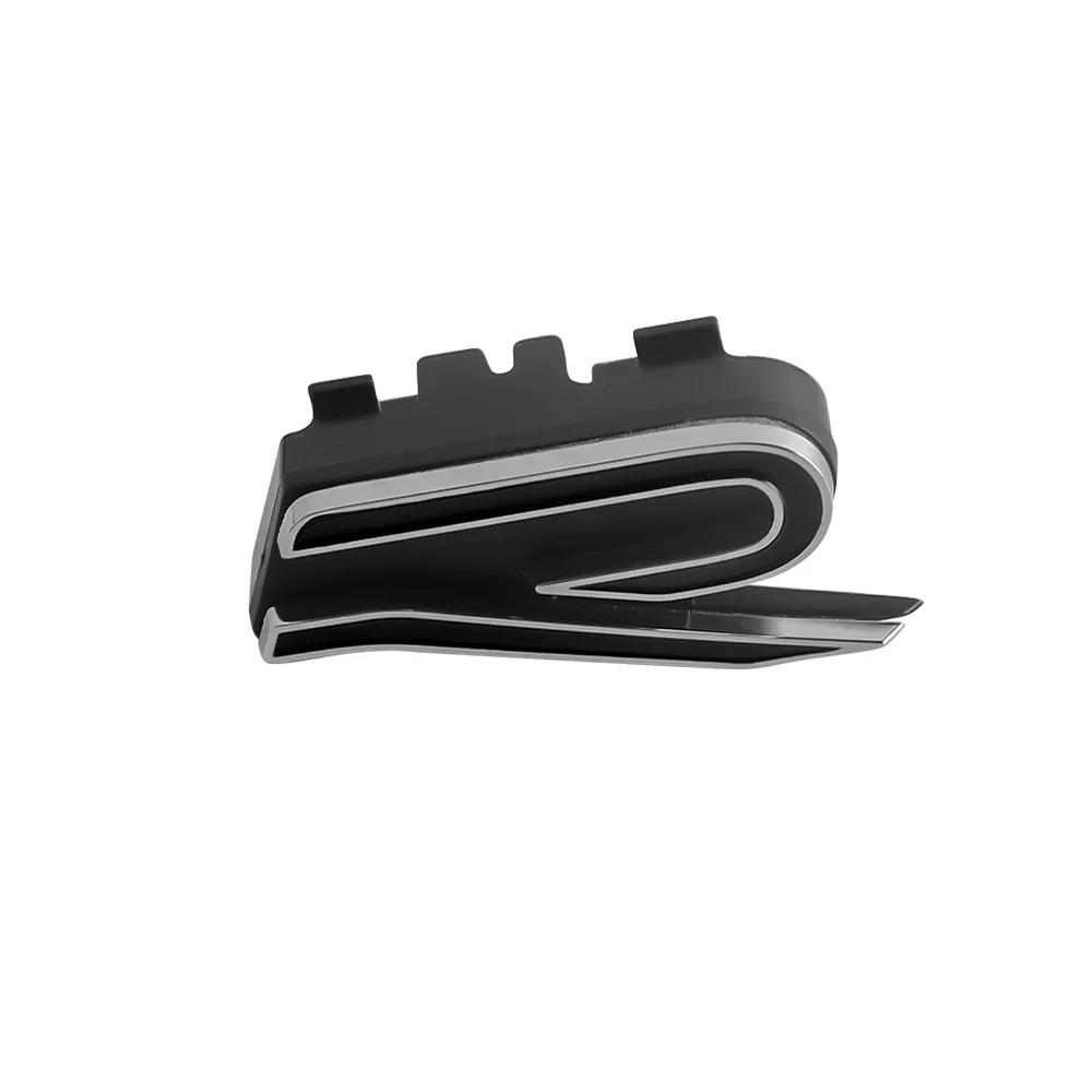 ·3D Car Head ABS Modified Front Grille R Logo Emblem Sticker For Volkswagen VW Rline Polo Passat B5 B7 Golf 8 Touran Caddy GTI