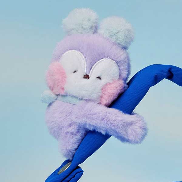 Official BT21 mini minini 'Hug Me' Magnetic Plush Keyring - Smart Travel Charm