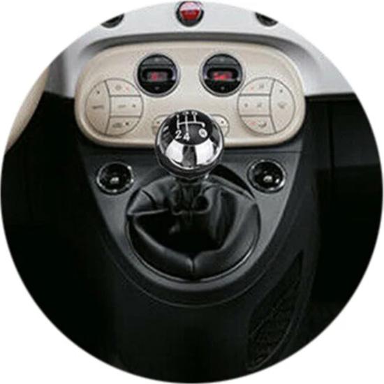 CITALL 5-Speed Gear Knob Manual Knob Head Ball Fit For Fiat 500 2012 2013 2014 2015 2016 2017 2018 55344048