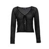 VEROMODA Women's Sequin V-Neck Knit Cardigan