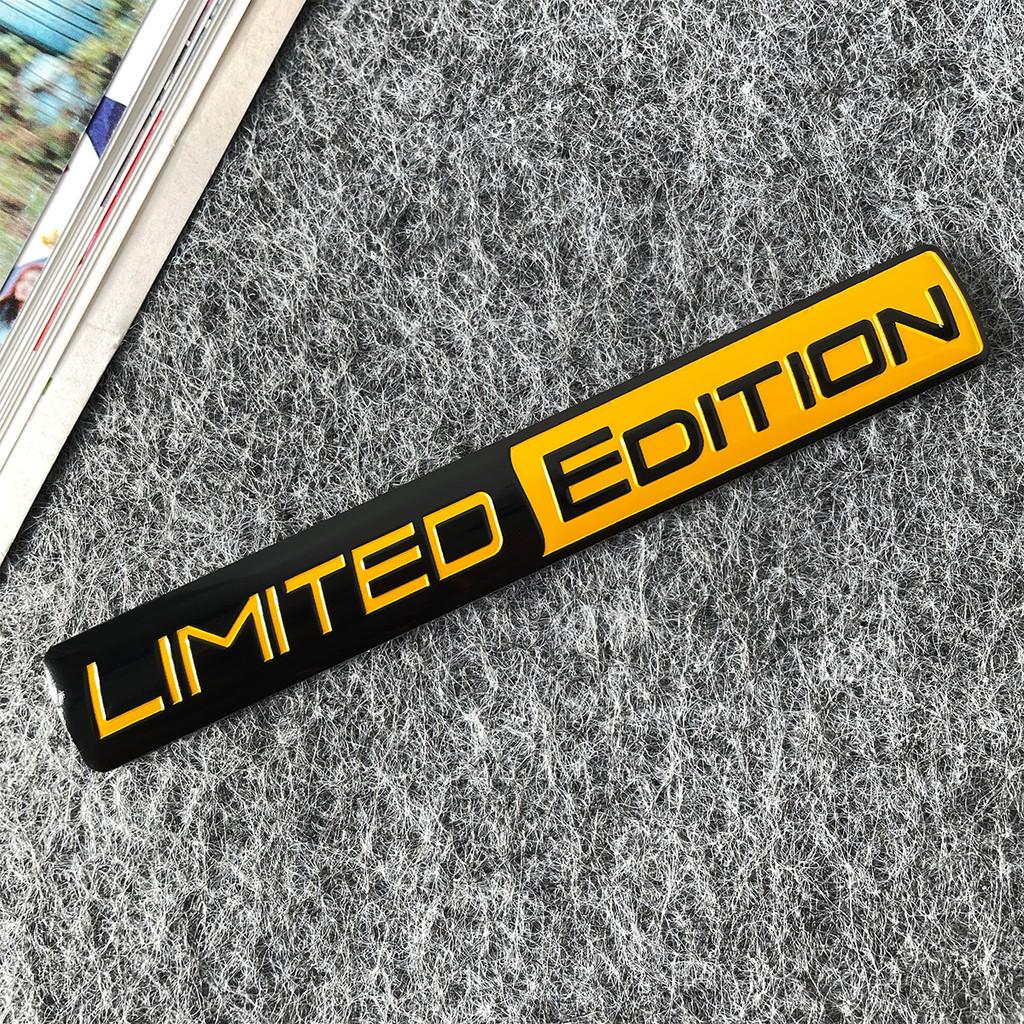1pcs New LIMITED EDITION Emblem  Car Sticker 3D Aluminium Alloy Material Decorative  Auto Door Side Rear Bumper Sticker