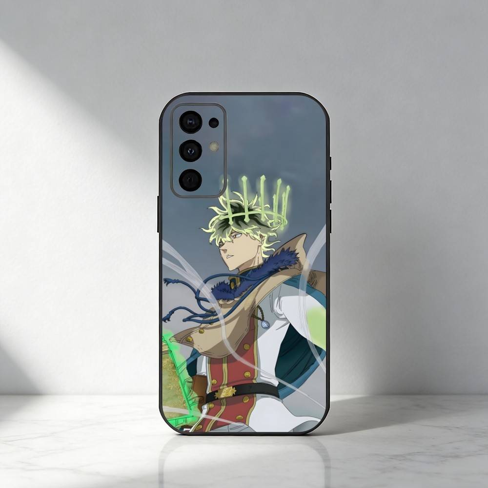 

Y-Yuno Anime B-Black C-Clove Phone Case For Samsung S25,S24,S21,S22,S23,S20,Ultra,S26,Plus,Fe,Note,5G Black Cover Samsung S24