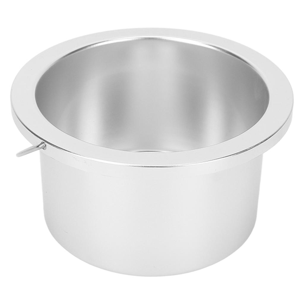 4.13in Wax Heat Machine Replacement Pot Aluminium Alloy Heating Quickly Evenly Wax Warmer Inner Pot Silver