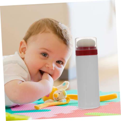 SECFOU Toddler Powder Puff Box, Baby Talcum Powder Bottle, Portable, Compact Design, Body Powder Holder, Easy to Clean