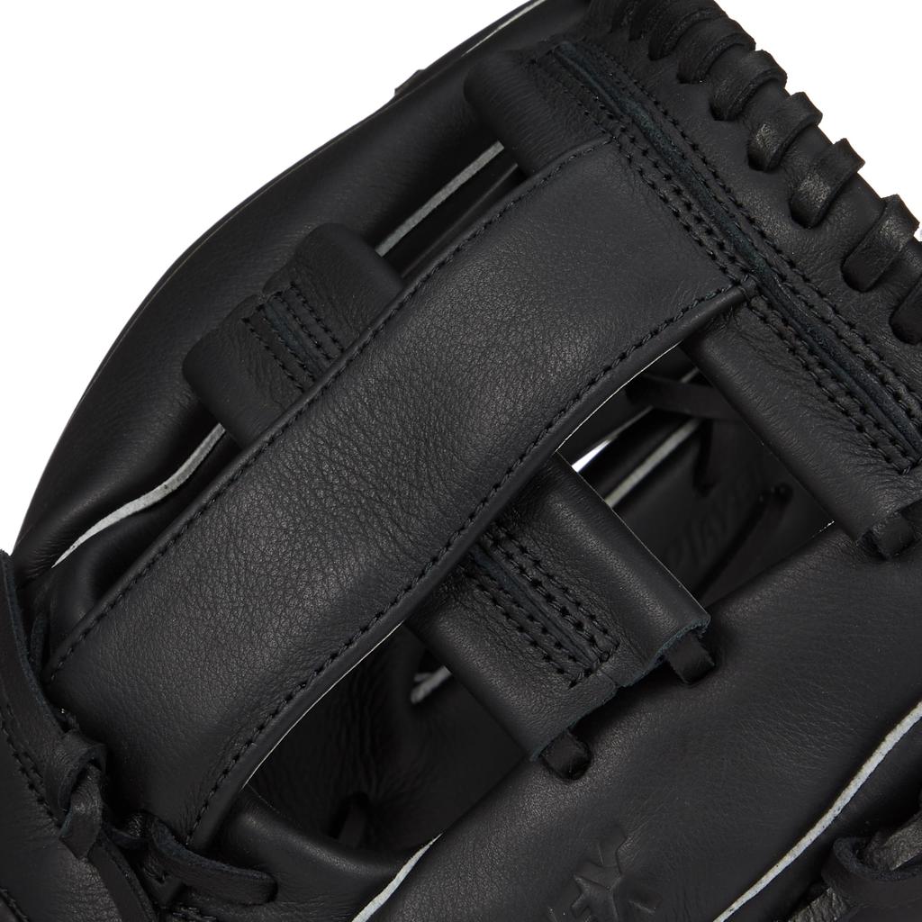 ZETT Litex Black BSGB3920L Baseball/Softball Glove, Right-Handed Throw, (1900),