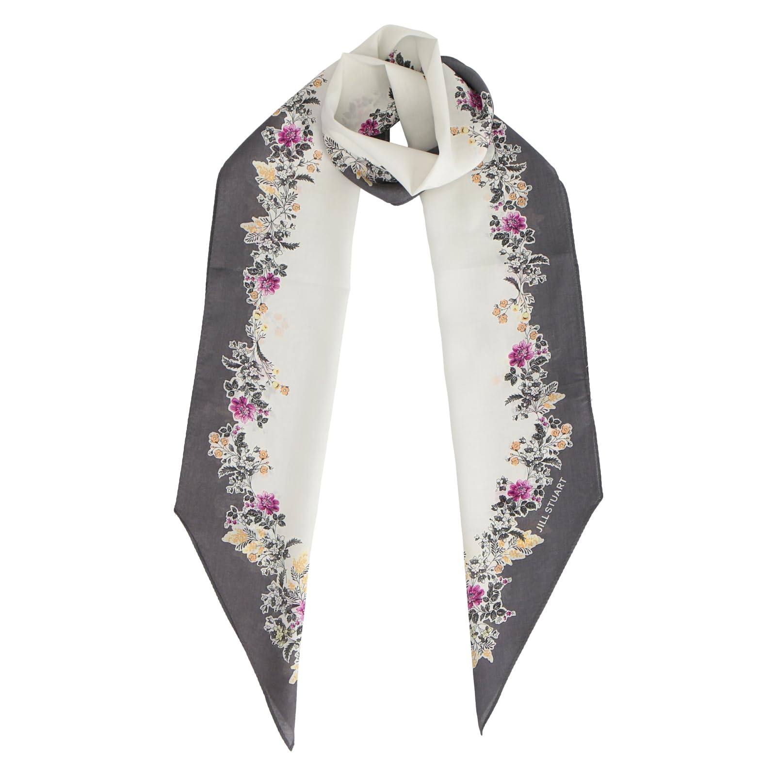 

Женский шарф JILL STUART из вискозы, можно стирать (50108005) с охлаждающим эффектом, защитой от солнца, серый (50108005D) приблизительно. 23см x 150см