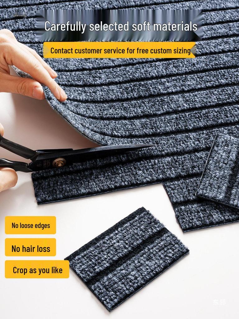 Water-Absorbing Anti-Slip Entrance Mat - Indoor Doormat for Kitchen & Entryway Dust Removal