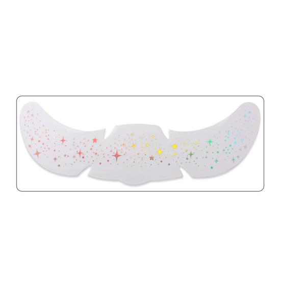 Nostalgie Freckles Face Tattoo, Glitter Makeup Patches, Sparkling Speckles, Holographic-Face Temporary Tattoo for Christmas Parties Musical