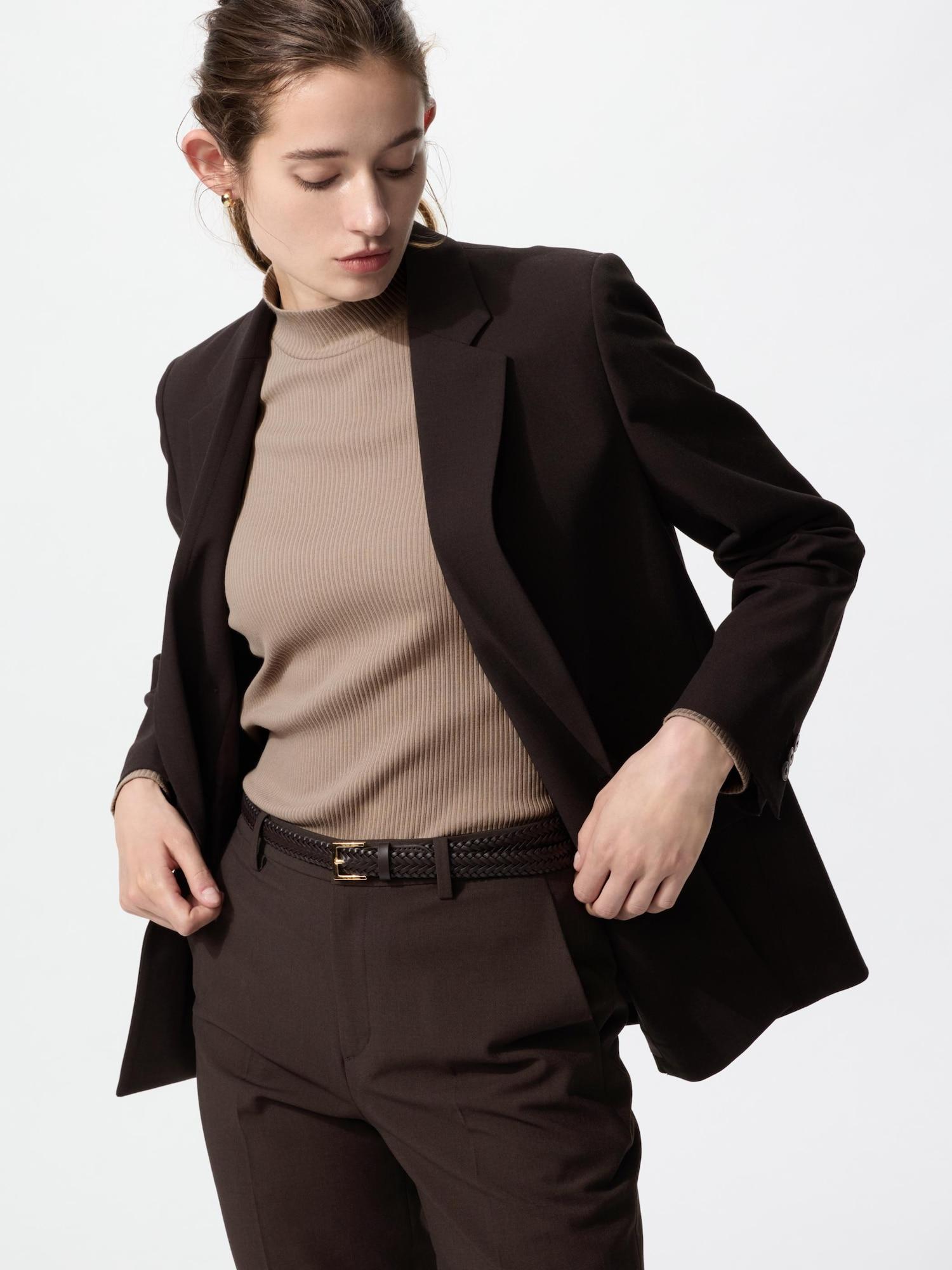 

Uniqlo Рибана Водолазка с длинным рукавом 32 BEIGE/XL