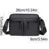 Fabric Men's Shoulder Bag Large Capacity Nylon Crossbody Bag Simple Man Messenger Bag  Outdoor