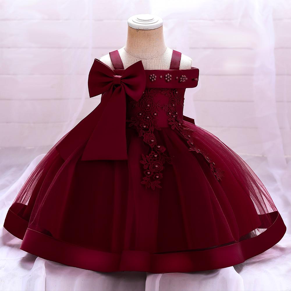 Cross-Border Baby Girl Mesh Princess Gown