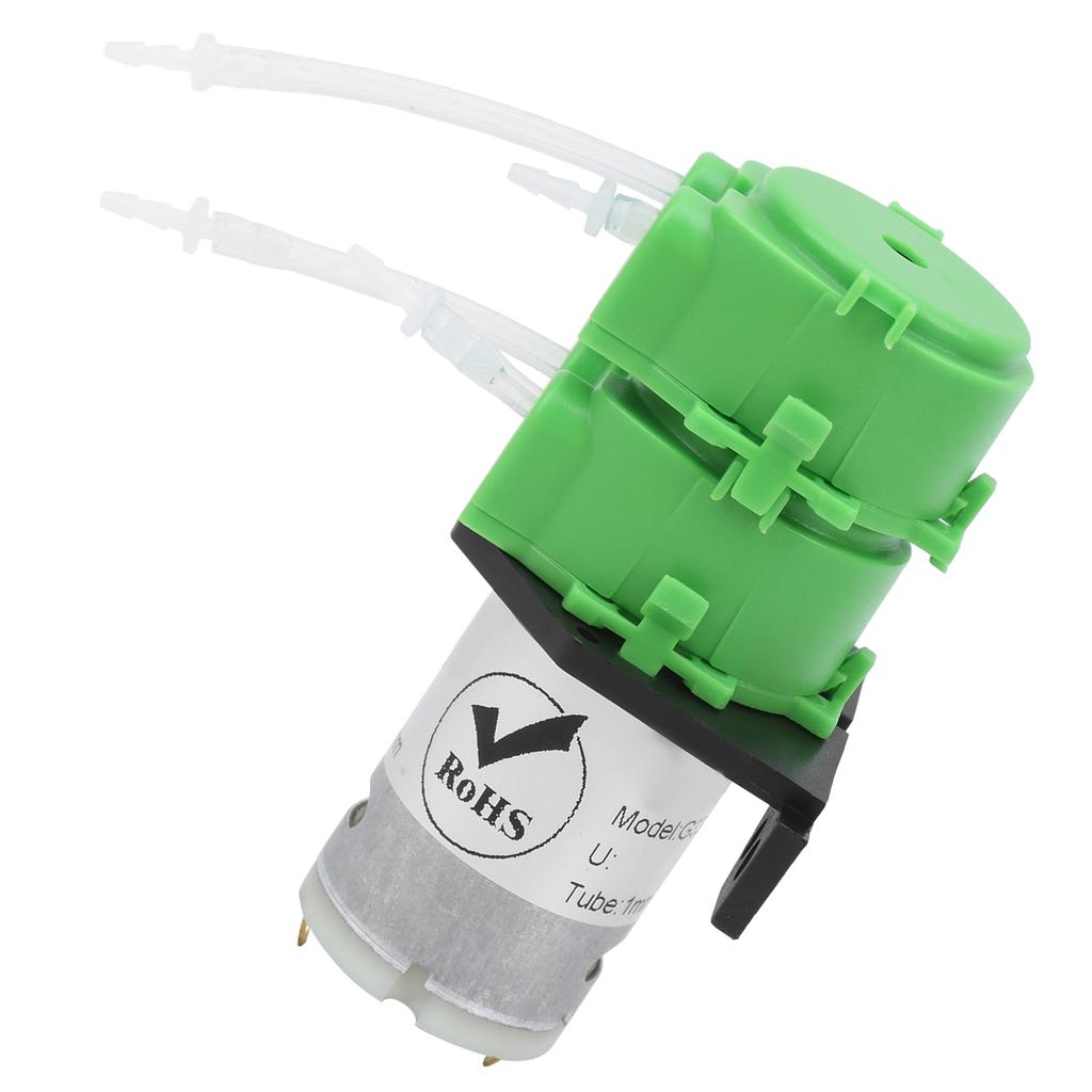 Peristaltické čerpadlo Mini Dvouhlavé Dávkovací Cirkulační Čerpadlo Vody 1x3mm pro Viskózní Neviskózní