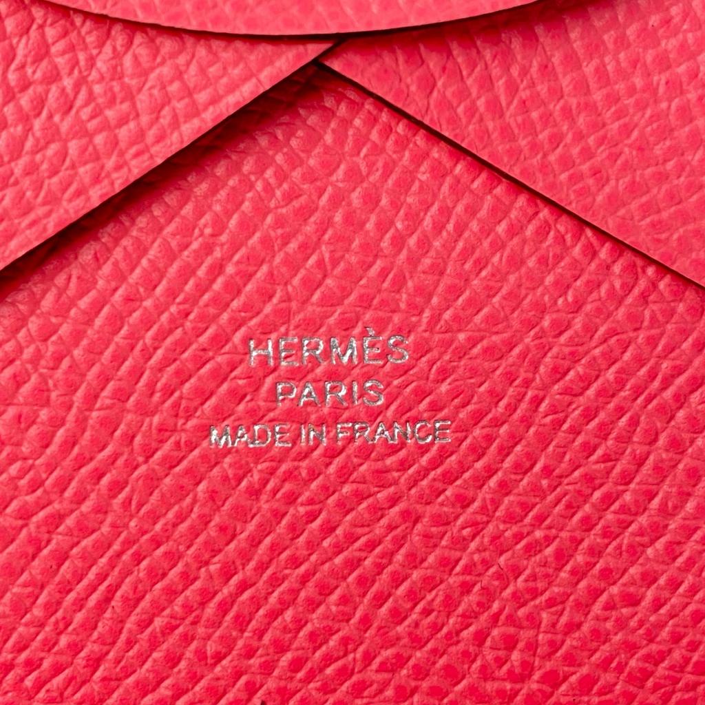 Gebrauchtes HERMES Kartenetui rosa Damen