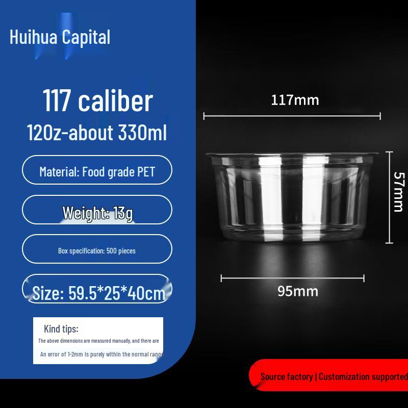 HUIHUADU Disposable Takeout Salad Bowls