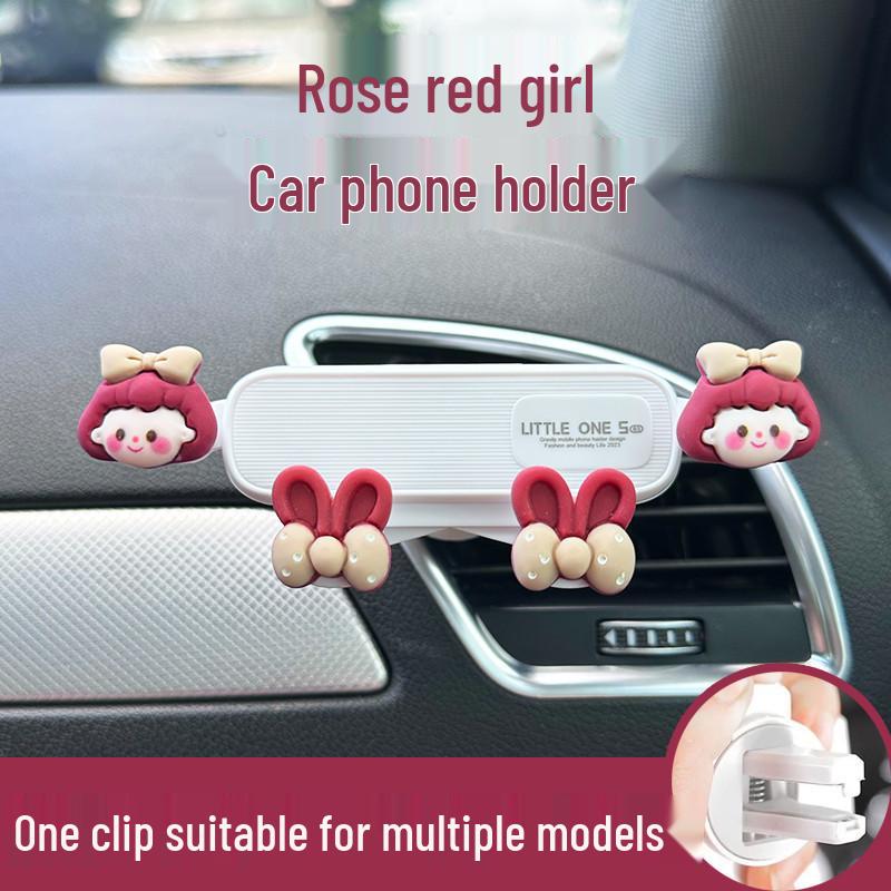 KT Cat Anti-shake Car Air Vent Phone Holder for Girls