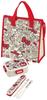 Skater Lunch X 27 Sanrio Hello Food Bag, Non-woven Fabric, Insulated, 26.5 Cm, Kitty, Red, FBC1-A