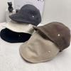 Soft-Brimmed Woolen Solid Color Beret for Women Autumn and Winter Fashion  Beret Simple and Versatile, Warm Forward Cap