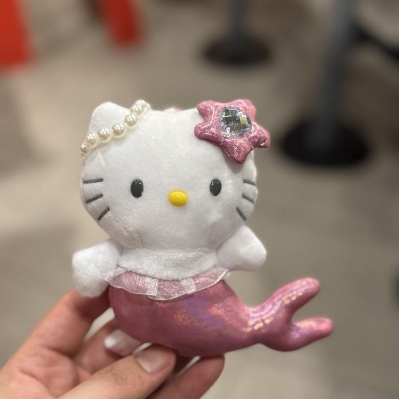 Hello Kitty Meerjungfrau Weicher Plüsch Schlüsselanhänger Mit Fischschwanz Design Zum Verschenken