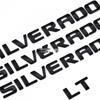 Chevrolet Silverado LT 4-Piece ABS Emblem Sticker Set for Car Doors & Tailgate