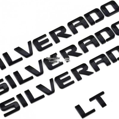 Chevrolet Silverado LT 4-teiliges ABS-Emblem-Aufkleber-Set für Autotüren & Heckklappe